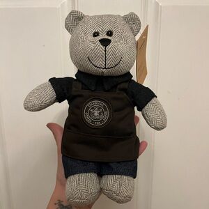 Starbucks Limited Edition Bearista with Herringbone and Black Outfit